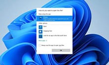 微软正在重新设计Windows 11的文档默认打开方式窗口